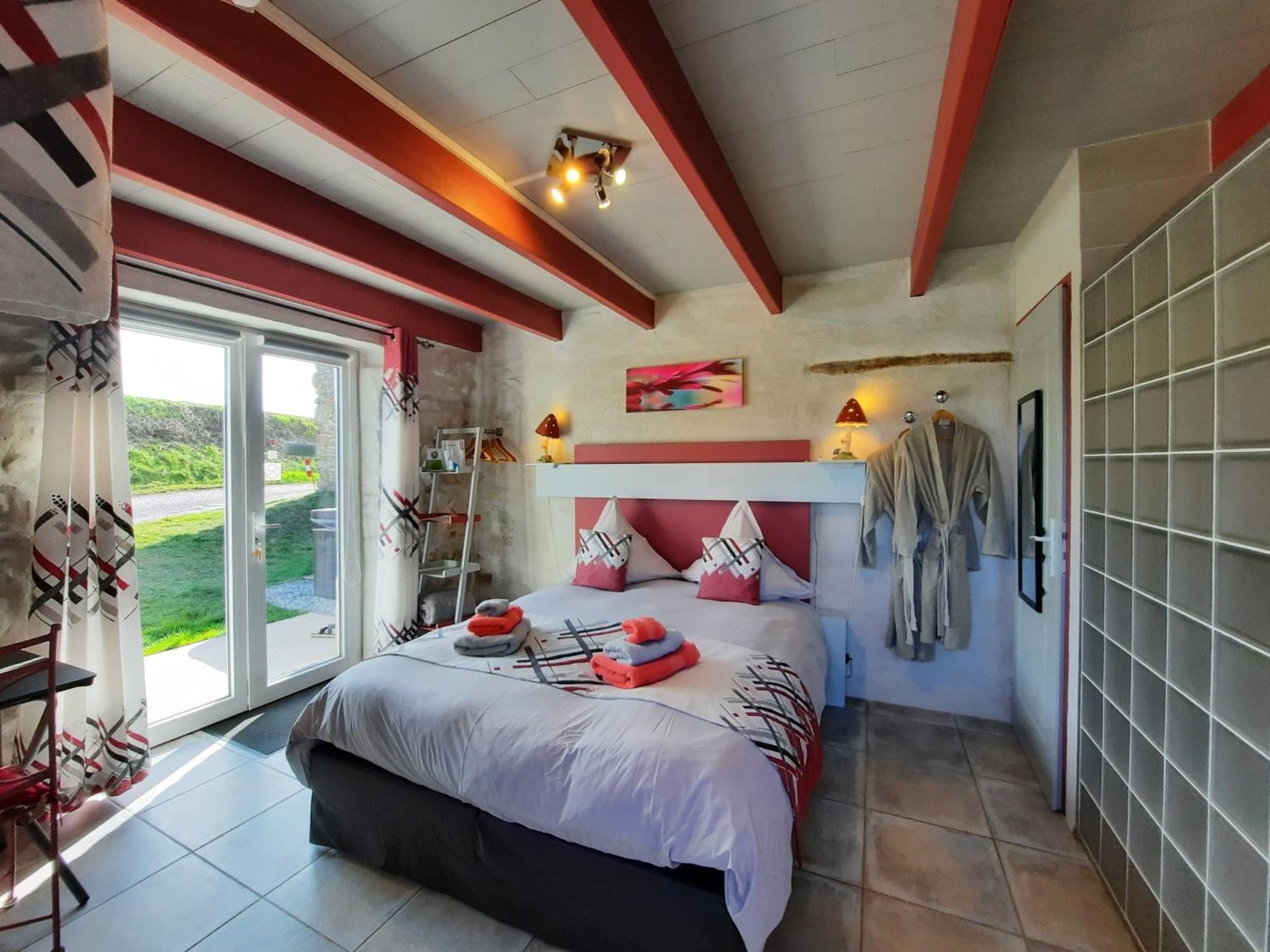 L'Echappee Tremoussante Bed and Breakfast Saint-Barthélemy-de-Vals Kamer foto